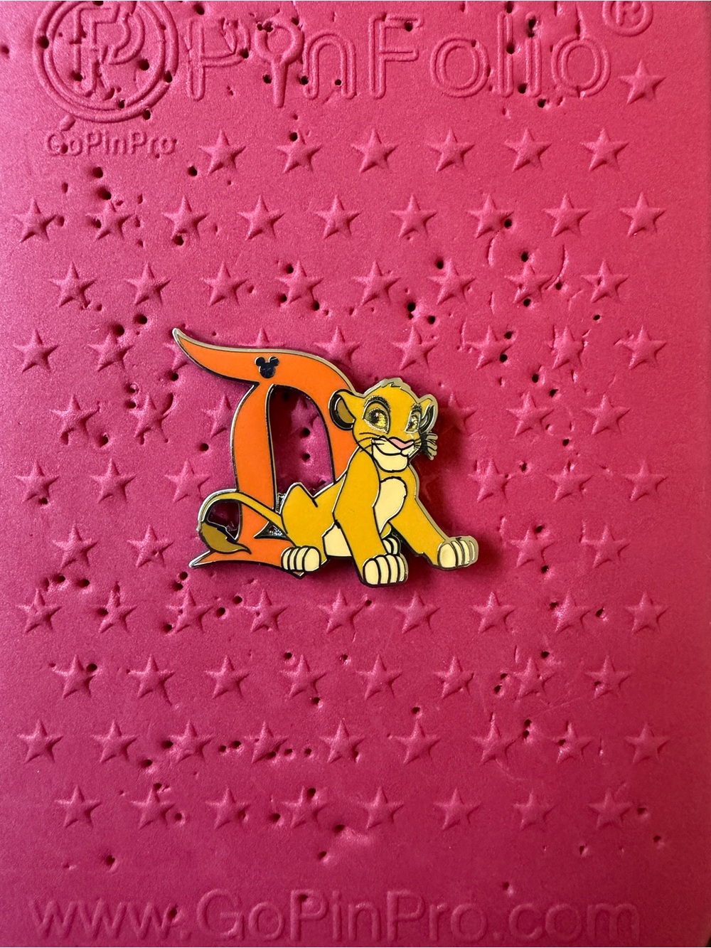 Disneyland Simba D pin